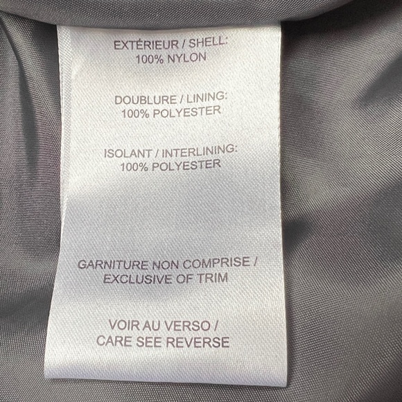 Kyodan Outdoor Puffer Jacket Quilted Insulated Gray Zipper Pockets NEW Sz L - Picture 7 of 7